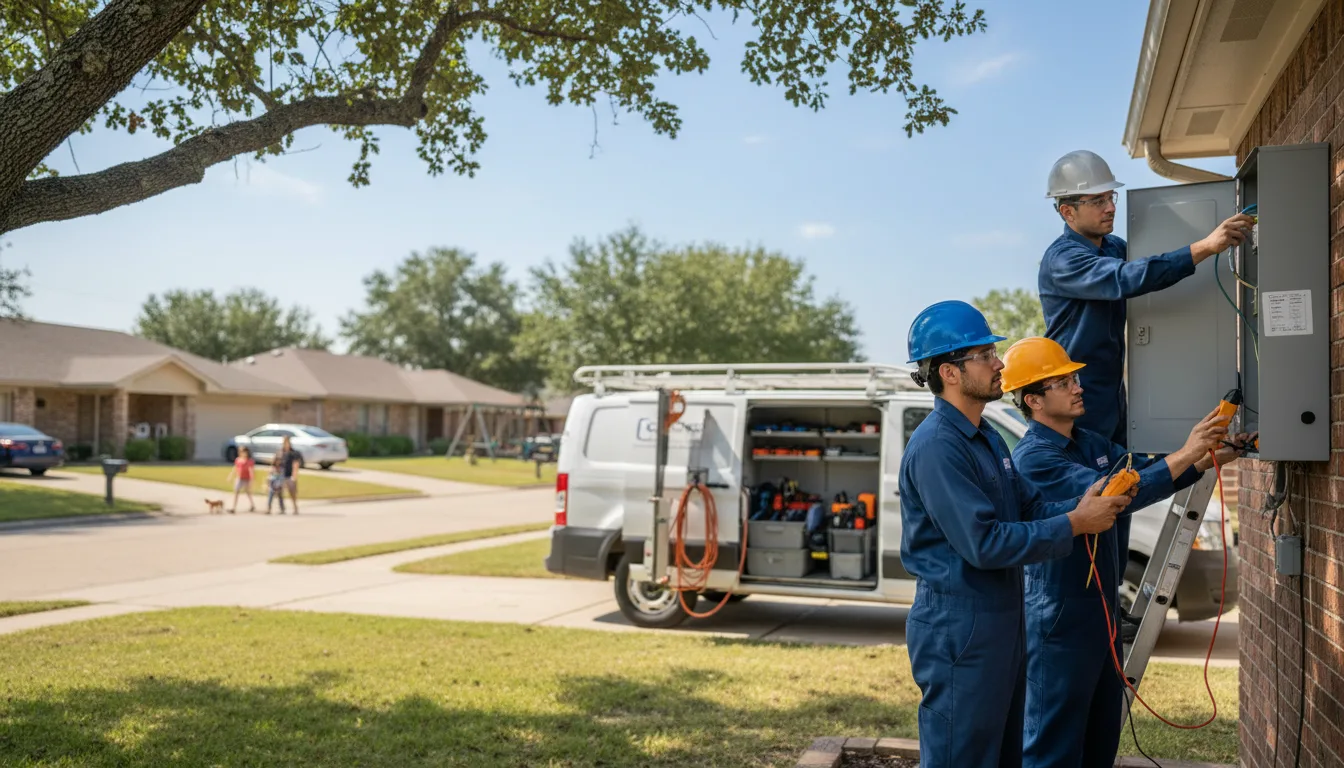 Certified electrician providing emergency electrical services in Eunice, NM